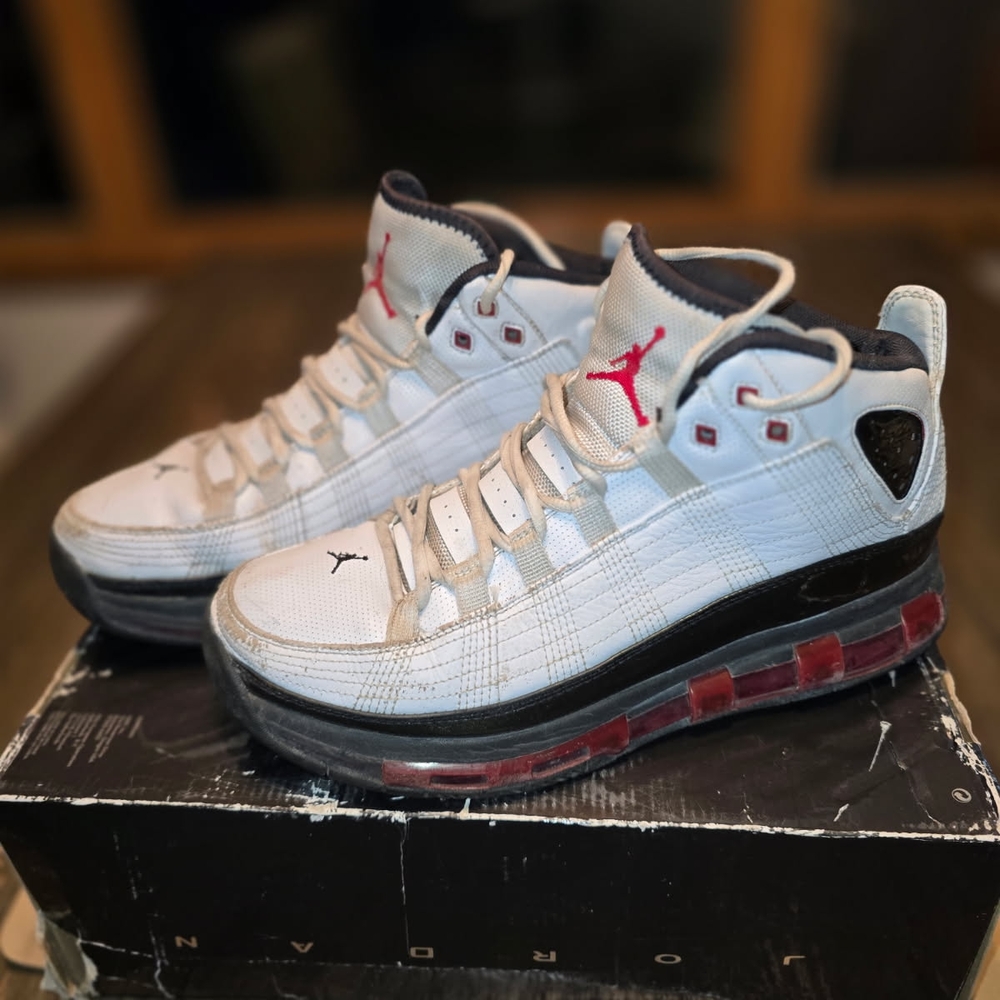 Jordan White and Black Men's Shoes